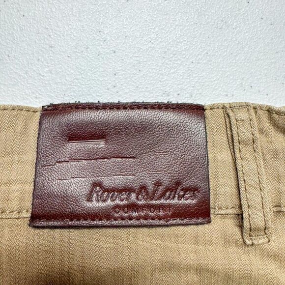 Rover & Lakes Performance Pants Mens 34 Tan Stretch Business Casual Outdoor Camp - Picture 10 of 16